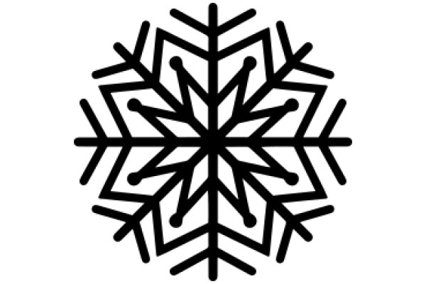 Stylized Snowflake Design