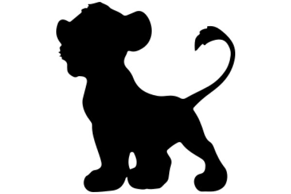 Silhouette of a Lion: A Symbol of Strength and Courage