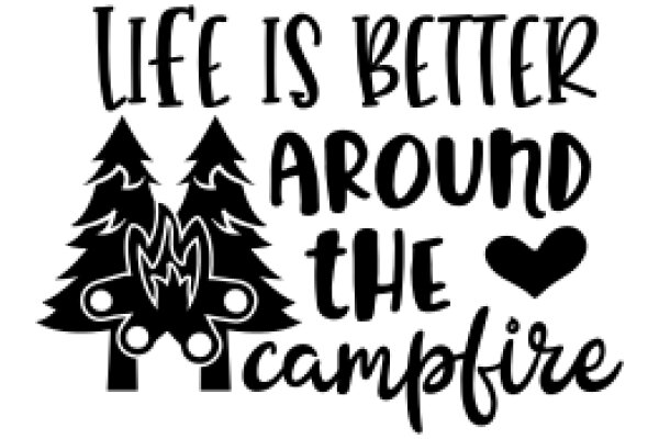 Campfire Quote: Life is Better Around the Campfire