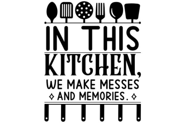 In This Kitchen, We Make Messes and Memories.