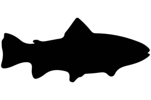 Silhouette of a Fish: A Simple yet Captivating Design