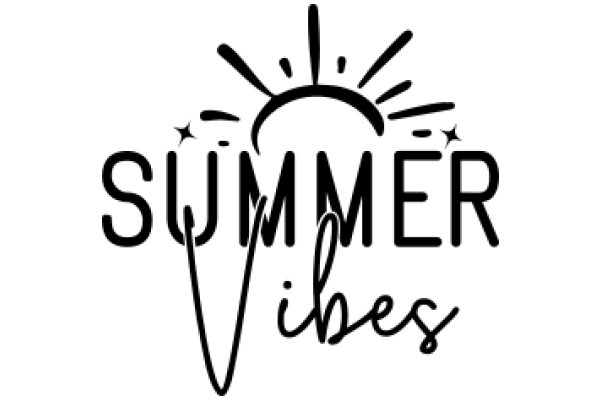 Summer Vibes: A Graphic Design for a T-Shirt or Poster