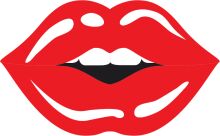 Vivid Red Lip Logo