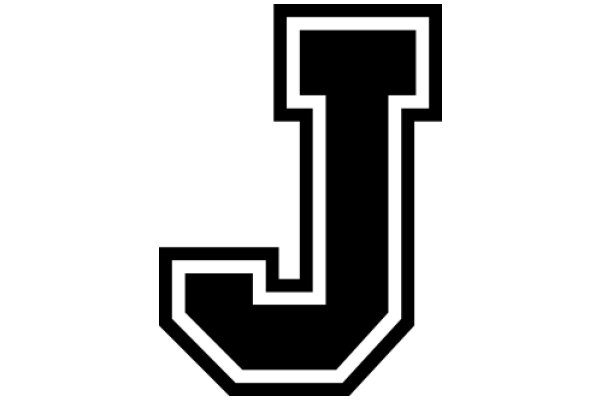 Stylized Letter 'J' with a Curved Top