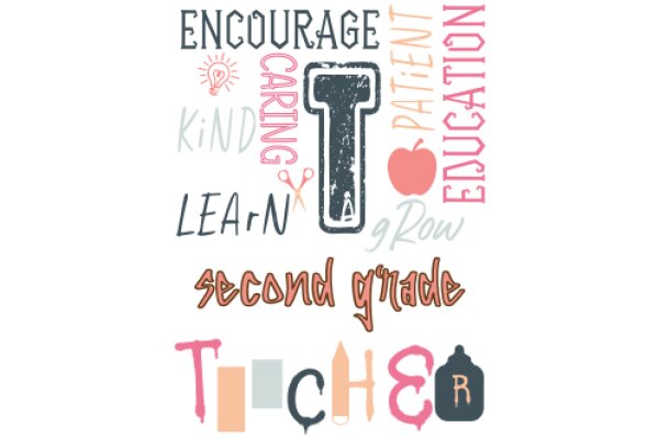 A Collage of Encouragement, Learning, and Second Grade