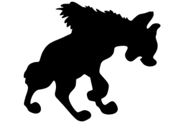 Silhouette of a Wolf: A Symbol of Strength and Freedom