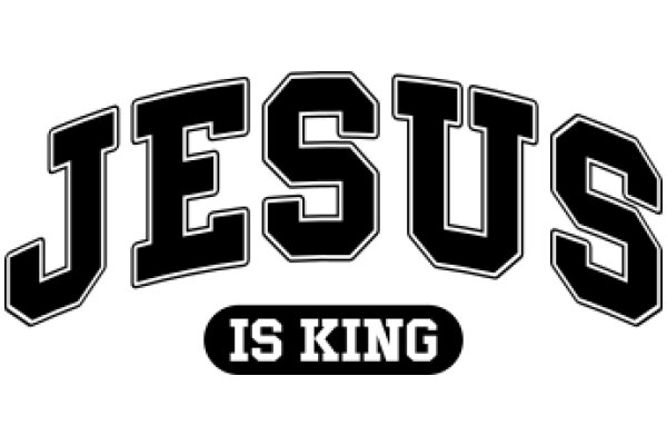 Jesus is King: A Graphic Design of Faith and Power