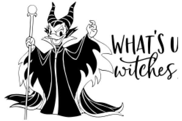 Whimsical Witchcraft: A Cartoon Character's Enchanting Adventure