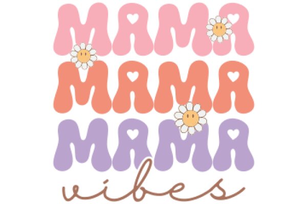 Mommy, Mama, Mama, Mama, Vibes: A Colorful Celebration of Motherhood