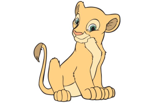 A Friendly Lion Character