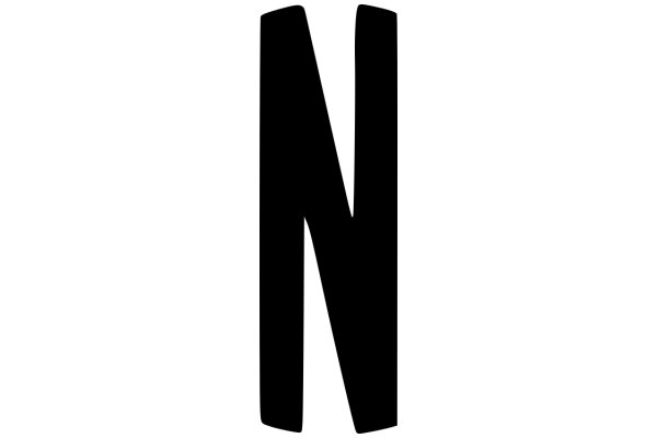 Simplistic Letter 'N' Design