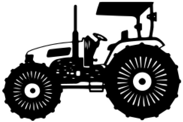 A Classic Illustration of a Farm Tractor