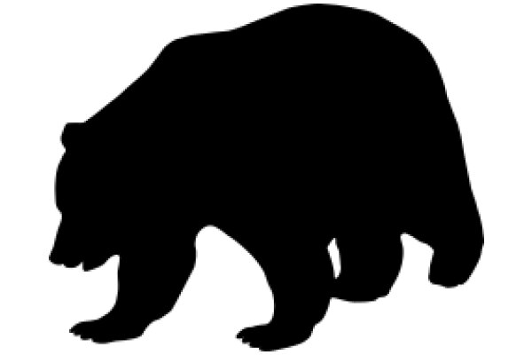 Silhouette of a Bear: A Symbol of Strength and Wilderness