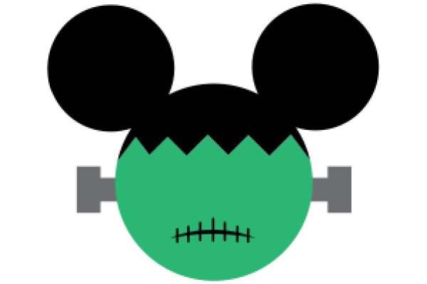 Stylish Mickey Mouse Ear Logo