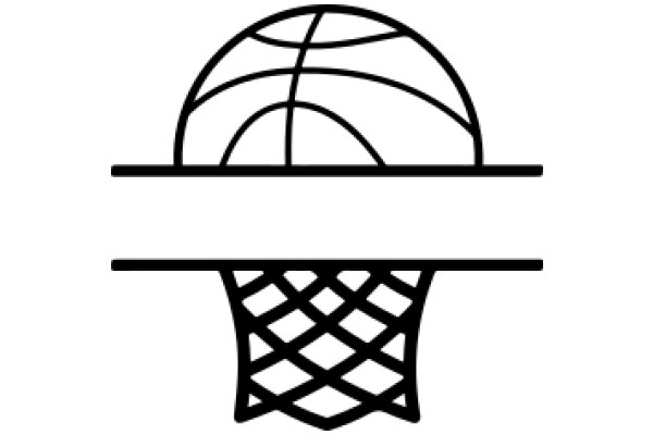 Simplified Basketball Net Icon