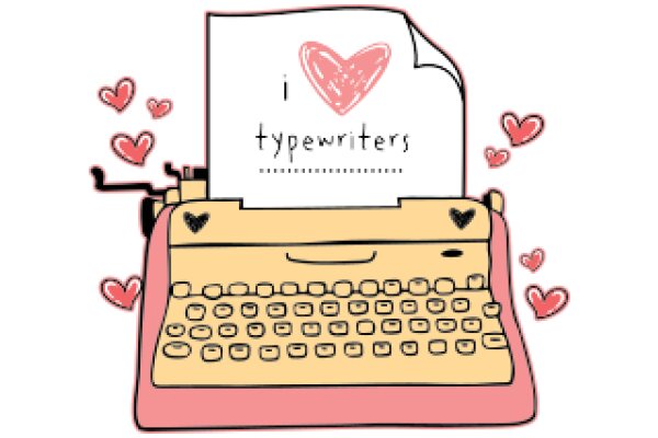 A Playful Tribute to Typewriters and Love