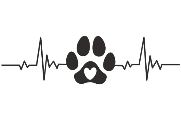 A Heartbeat with a Pawprint: A Symbol of Companionship and Love