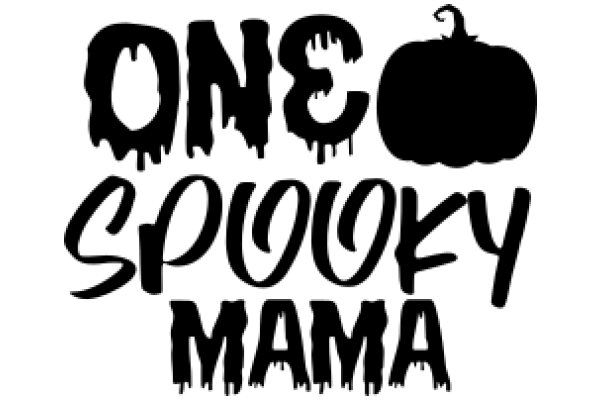 One Spooky Mama: A Playful Halloween-Themed Poster