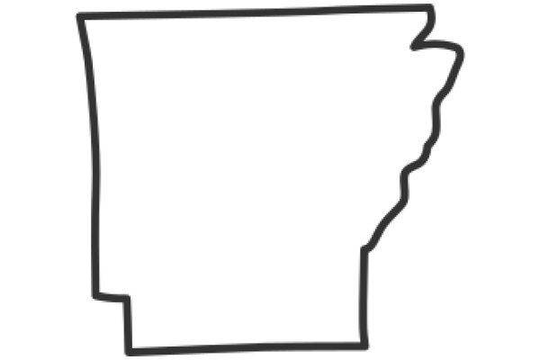 Simplistic Line Drawing of a State Symbol