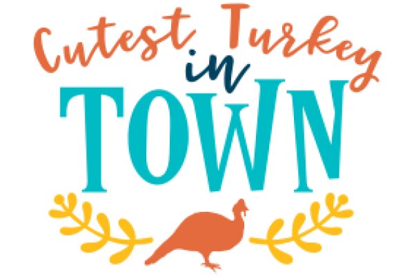 Cute Turkey in Town: A Festive Advertisement