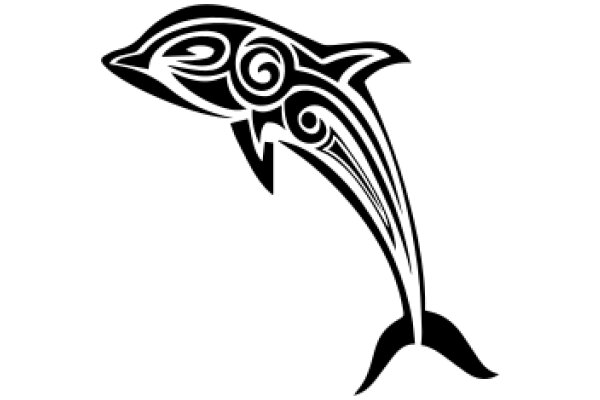 Stylized Dolphin Logo