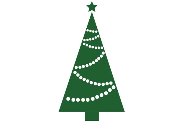 A Festive Christmas Tree Logo