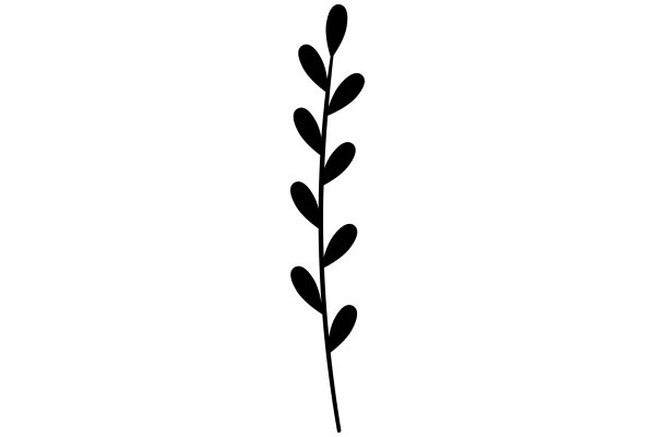 Simplistic Artwork of a Plant