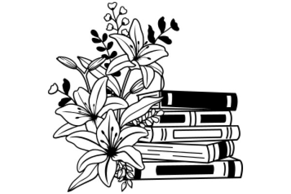 A Bouquet of Books and Flowers