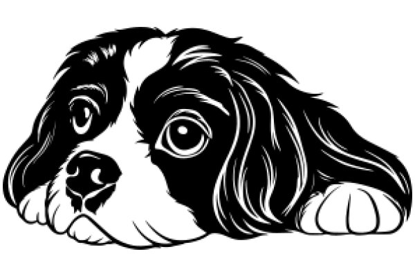 A Cute Illustration of a Dog's Face