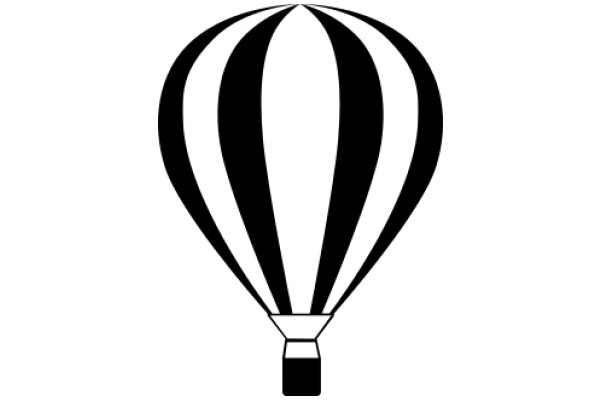 Stylized Hot Air Balloon Icon