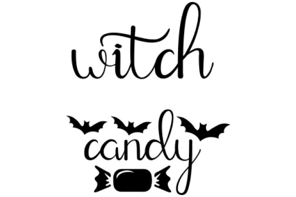 Whimsical Halloween-Inspired Design: A Playful Take on Candy and Witchcraft