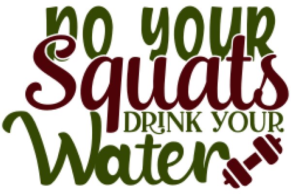 No Your Squats Drink Your Water