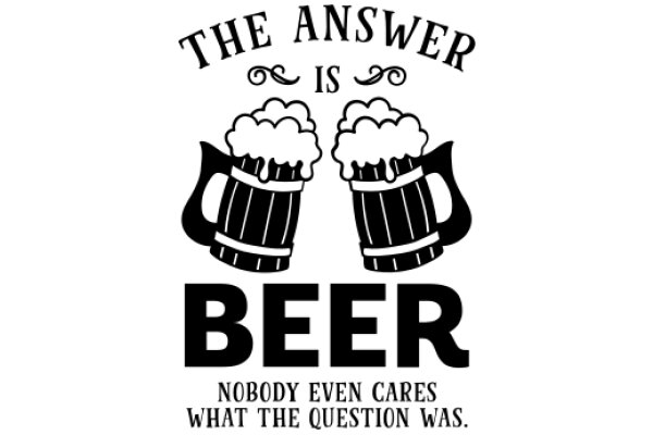 The Answer Is Beer: A Humorous Take on the Popular Drink