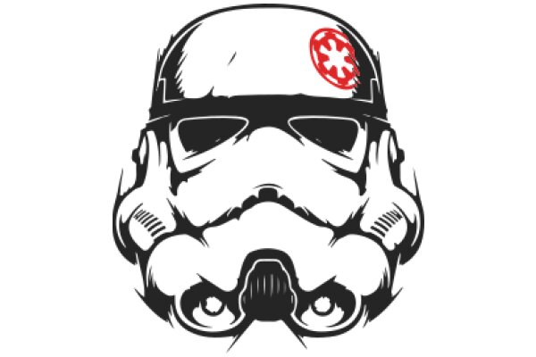 Stormtrooper Helmet with Red Logo