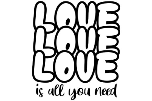 Love is All You Need: A Graphic Design Poster