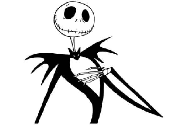 A Whimsical Jack Skellington: A Classic Character in