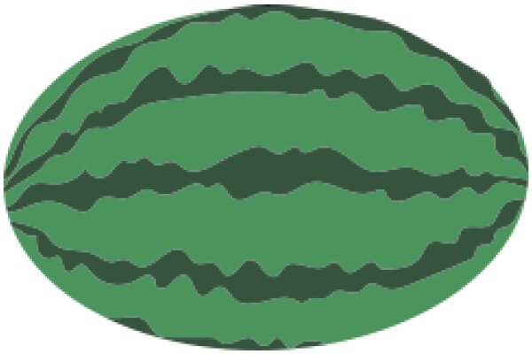 Vibrant Green Watermelon Illustration