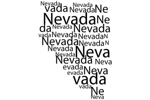 A Visual Poem of the Word 'Nevada' in Multiple Languages