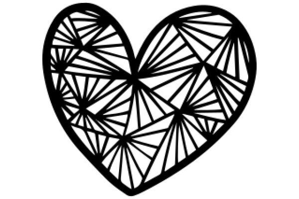 Geometric Heart Design