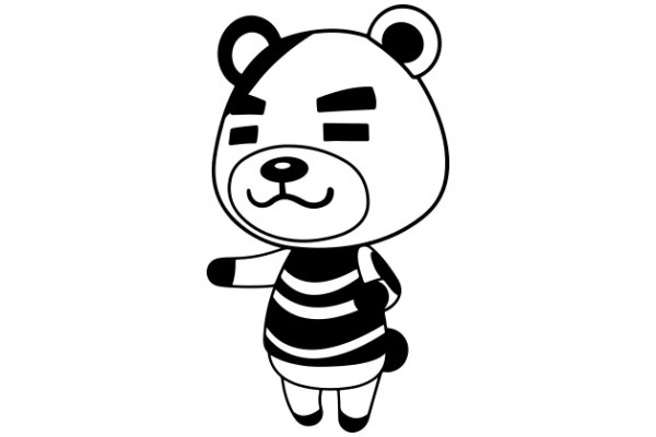 Adorable Cartoon Bear