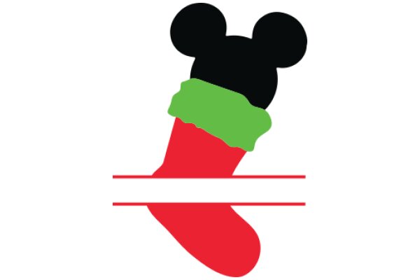 A Festive Mickey Mouse Icon with a Christmas Twist