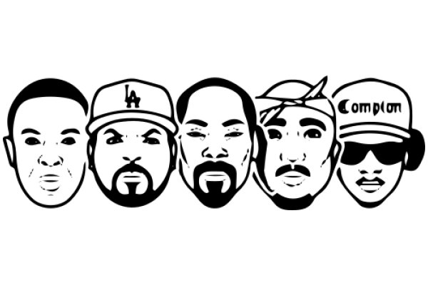 Four Iconic Hip-Hop Artists in