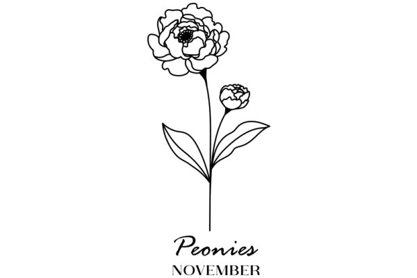 Peonies in November: A Illustration