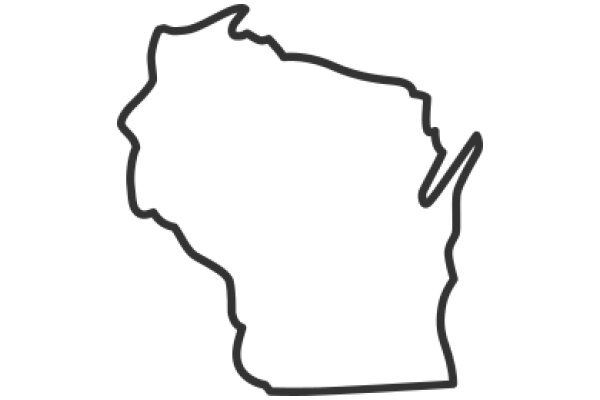 Simplified Map of Wisconsin State