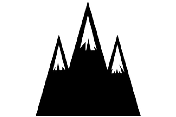 Stylized Mountain Silhouette