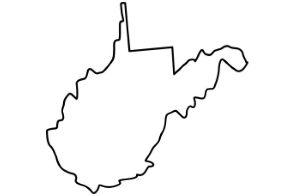 Simplified Outline of a State's Border