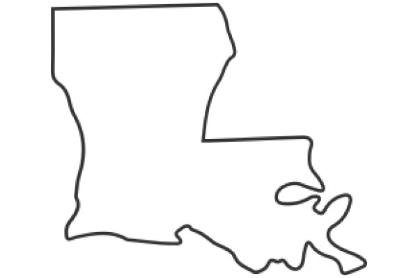 Simplified Map of the State of Louisiana