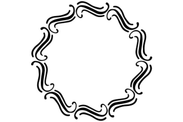 Stylized Swirl Design