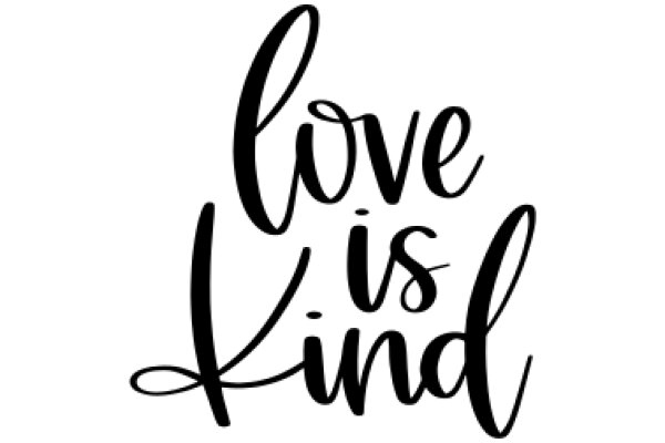 Love is Kind: A Heartfelt Affirmation