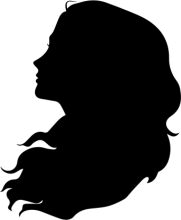 Silhouette of a Woman's Profile